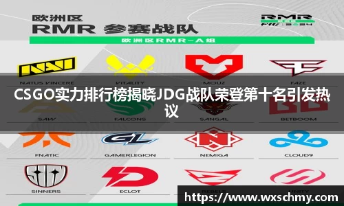 CSGO实力排行榜揭晓JDG战队荣登第十名引发热议